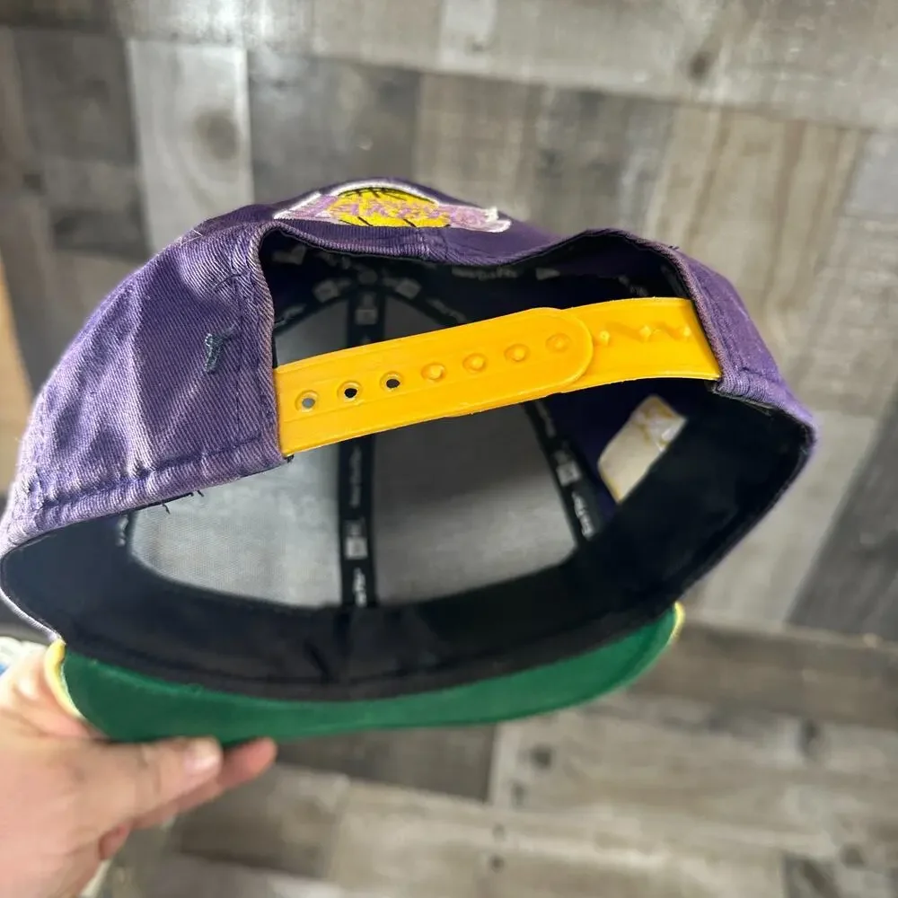 NBA‎ Los Angeles Lakers SnapBack Hat Cap New Era Purple Hardwood Classics